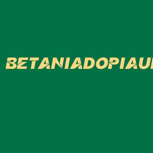 Logo da BETANIADOPIAUI